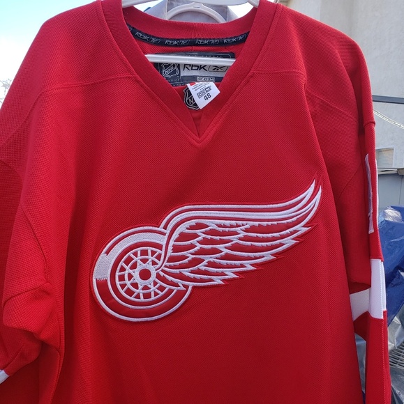 reebok red wings jersey